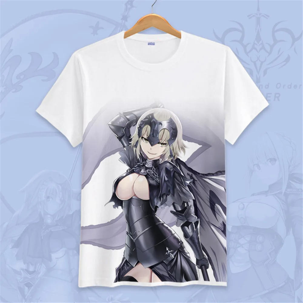 Новая аниме-футболка Fate zero/Fate ubw/Fate stay night saber curse emblem King Arthur Knight Мужская маскарадная