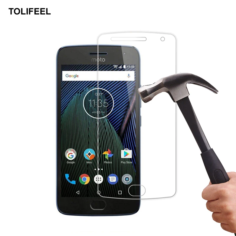 2 шт. tolifeel закаленное Стекло для Motorola Moto G5S плюс Экран защитная пленка 9 H 2.5D