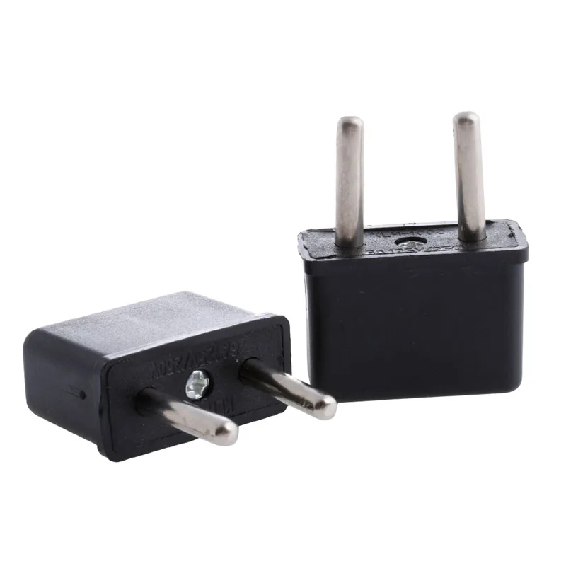 10 PCS USA US to EU Euro Europe AC Power Plug Converter Travel Adapter Charger Drop Shipping Support