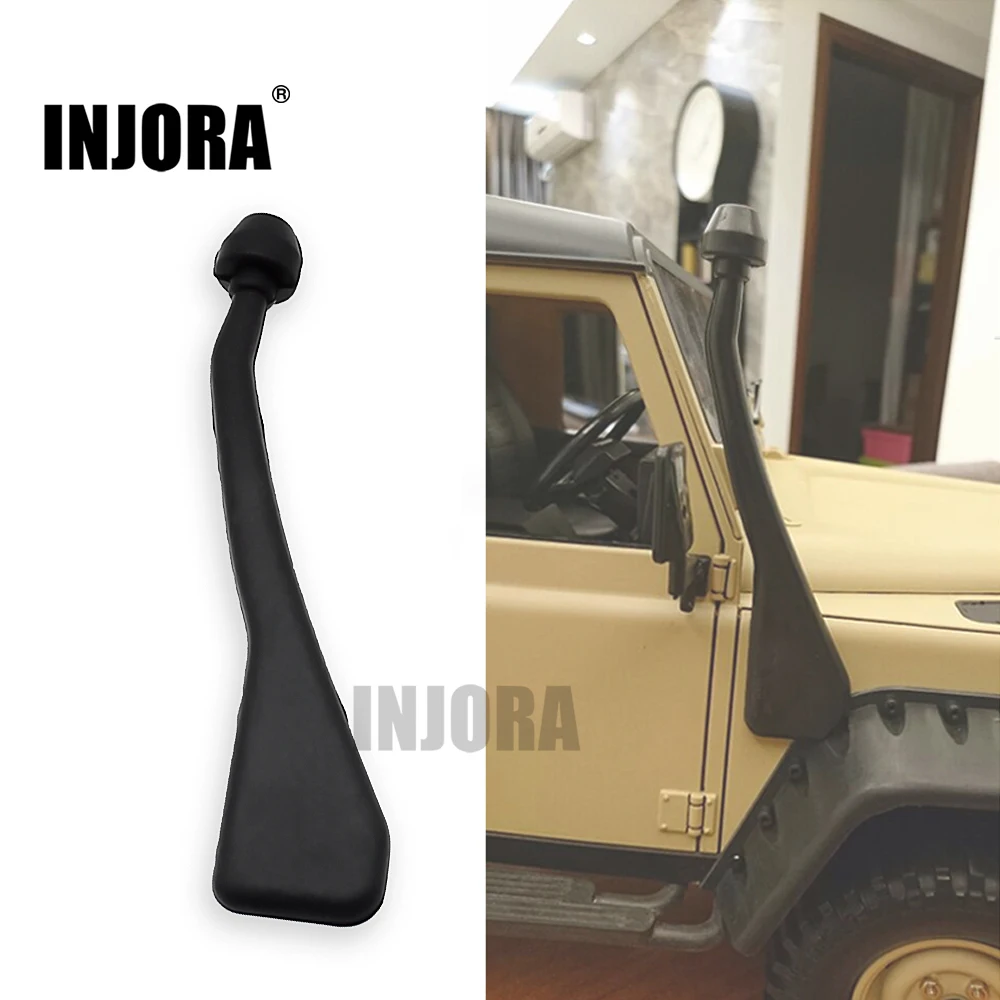 Машинка на радиоуправлении INJORA черная резиновая подводная трубка для 1:10 RC Crawler D90