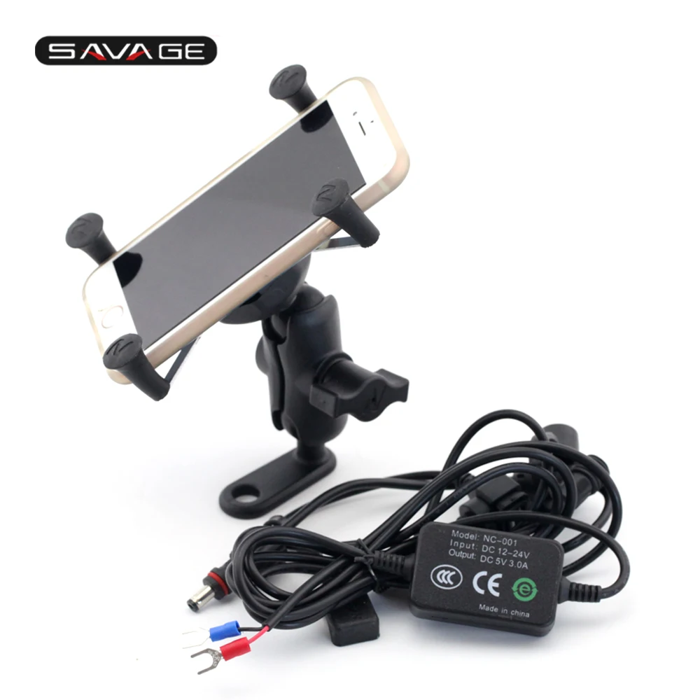 Phone Holder For YAMAHA YZF-R3 YZF-R25 MT-125 MT-25 MT-03 Navigation Frame Bracket With USB Charge Port Motorcycle Accessories | Автомобили
