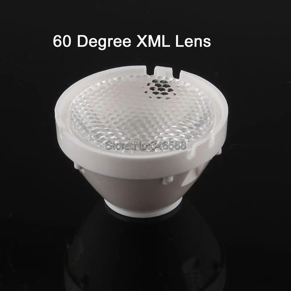 10 шт. светодиодные эмиттеры Cree XML / XM L/XML2 20 мм 60 градусов|led lens|reflector collimator60 degree |