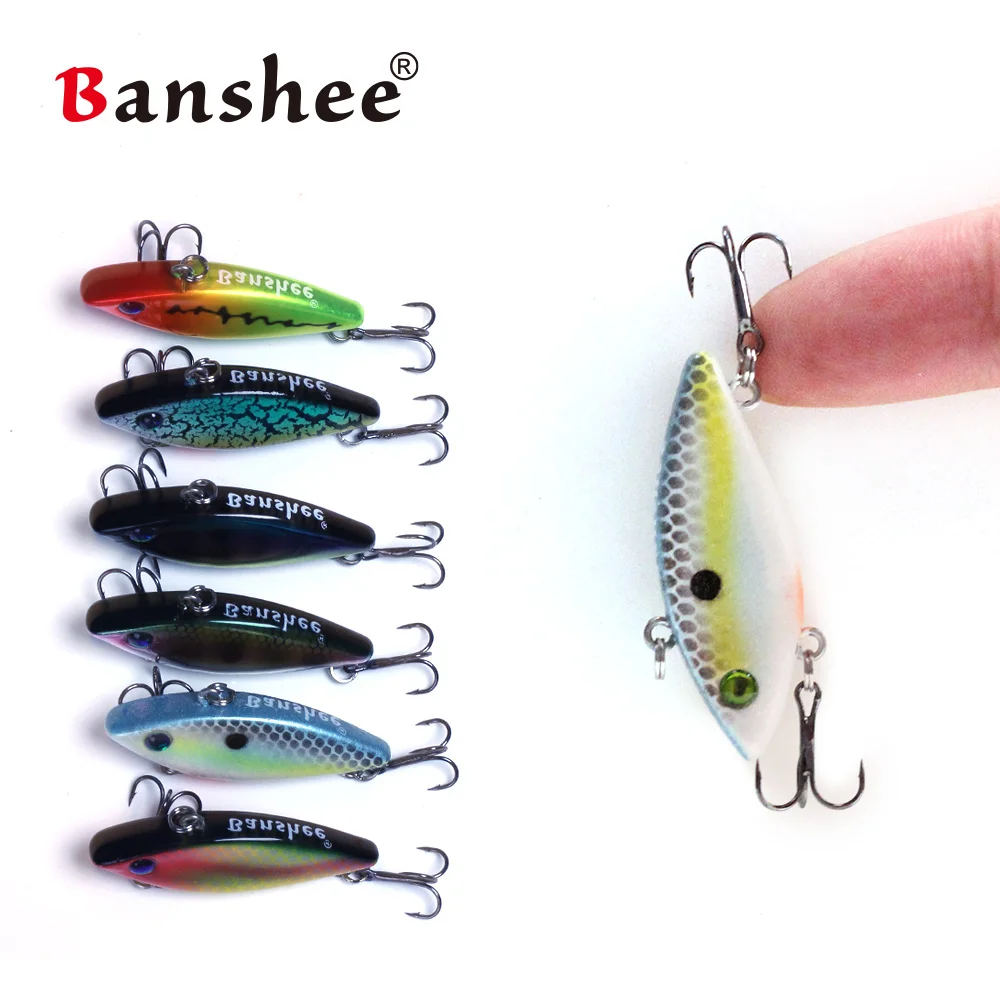 Banshee 6 шт Lipless приманки набор воблеры для окуня Щука приманка погремушка