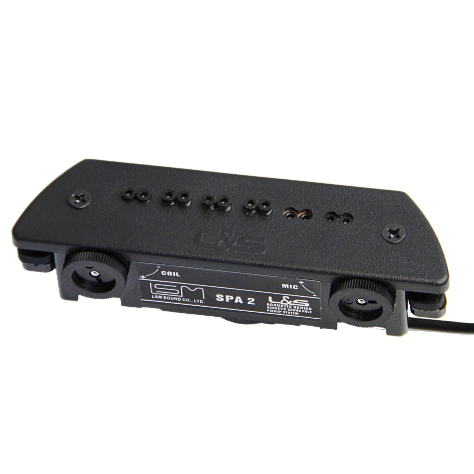 

LSM EQ SPA2 Acoustic and Classical Guitar pickup with Dual-coil Soundhole guitar pick holder