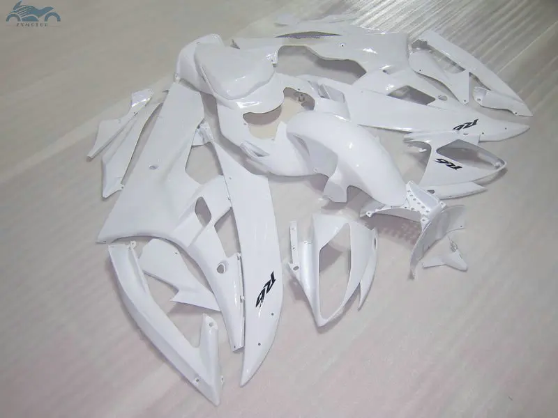 

Customized your Injection fairing kit fit for YAMAHA R6 YZFR6 2006-2007 YZF R6 06-07 white ABS plastic fairings kit parts FY17
