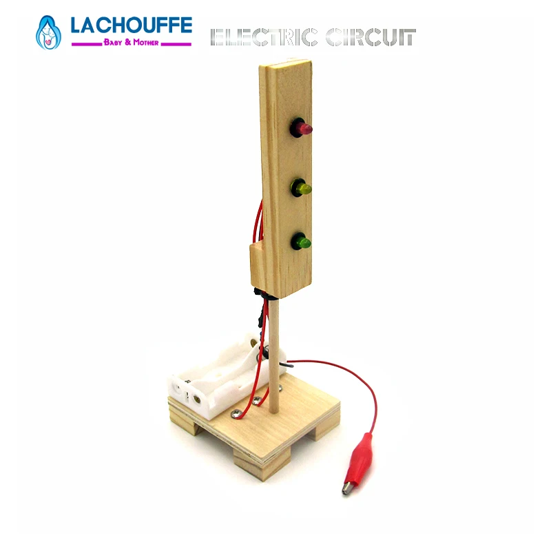 Светофоры DIY Детская физическая игрушка научный декор образовательный