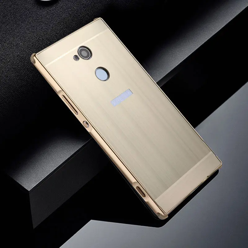 Для sony Xperia XA2/XA2 Ультра чехол Роскошный металлический каркас бампер для XA2