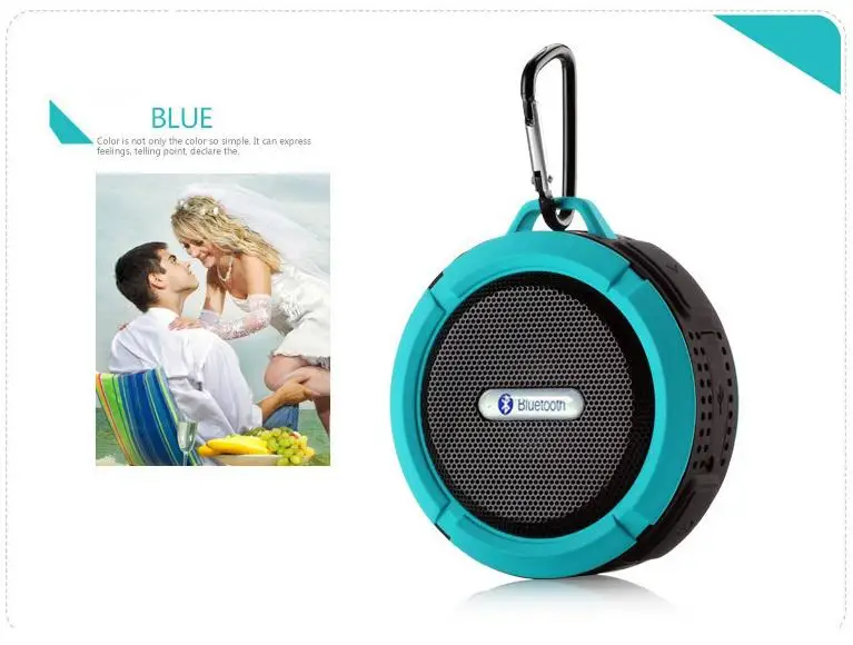 C6 открытый беспроводной Bluetooth 4,1 стерео портативный динамик Встроенный микрофон ударопрочность IPX4 водонепроницаемый громкий динамик r20
