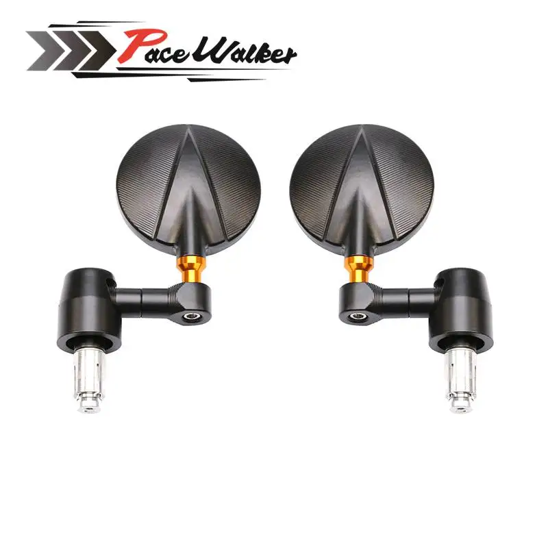 PACEWALKER совершенно новый Spy R80 Бар Конец мотоцикла заднего бокового зеркала для honda