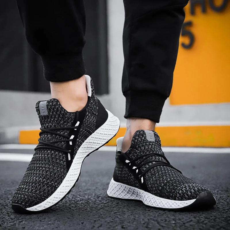 2020 New Mesh Men Casual Shoes Lac-up Lightweight Comfortable Breathable Walking Sneakers Tenis Feminino Zapatos | Обувь