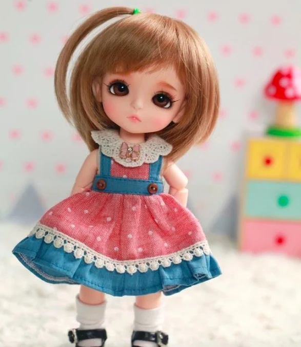 Бесплатная доставка. 1/8 bjd кукла Хару йеллоув вер. Белка с свободными глазами |