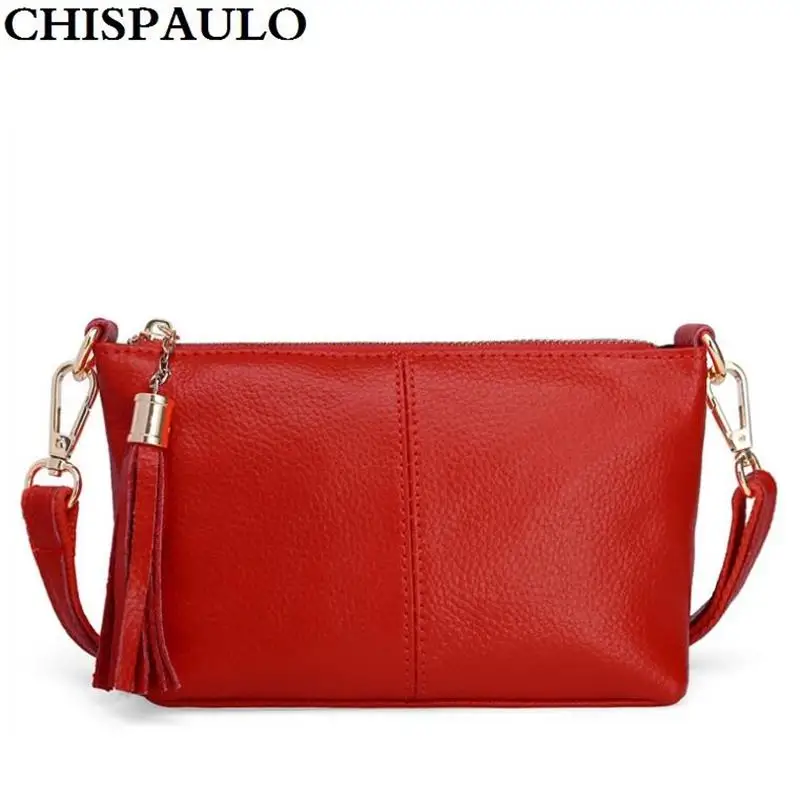 2020 Women Designer Bag 100% Genuine Leather Handbags Fashion Luxury Tassel Shoulder Bags Brand Girl Party Clutch Sac A Main | Багаж и