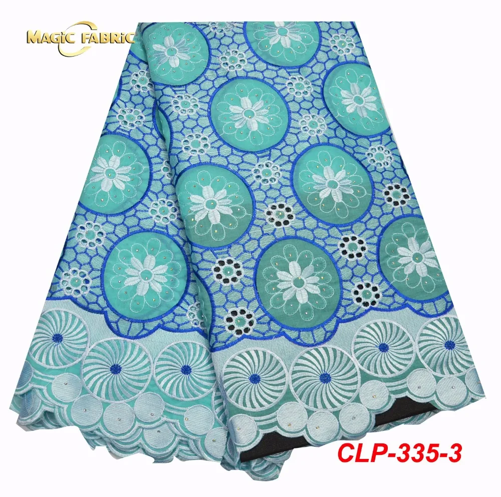 

African swiss voile lace high quality African LACE Fabric 5 yards 100% Cotton Swiss Voile Lace FOR Nigerian wedding CLP-335
