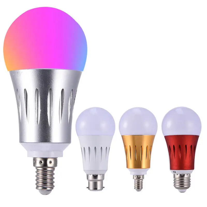 1pc RGB APP Control WiFi Smart LED Light Bulb 7W 14 Lamp Dimmable Car Home Motorcycle Decorative |