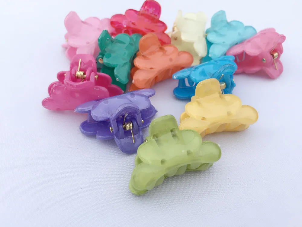 8 ярких цветов 3 см пластиковый зажим для волос|hair claw|hair claw clipclaw clip |