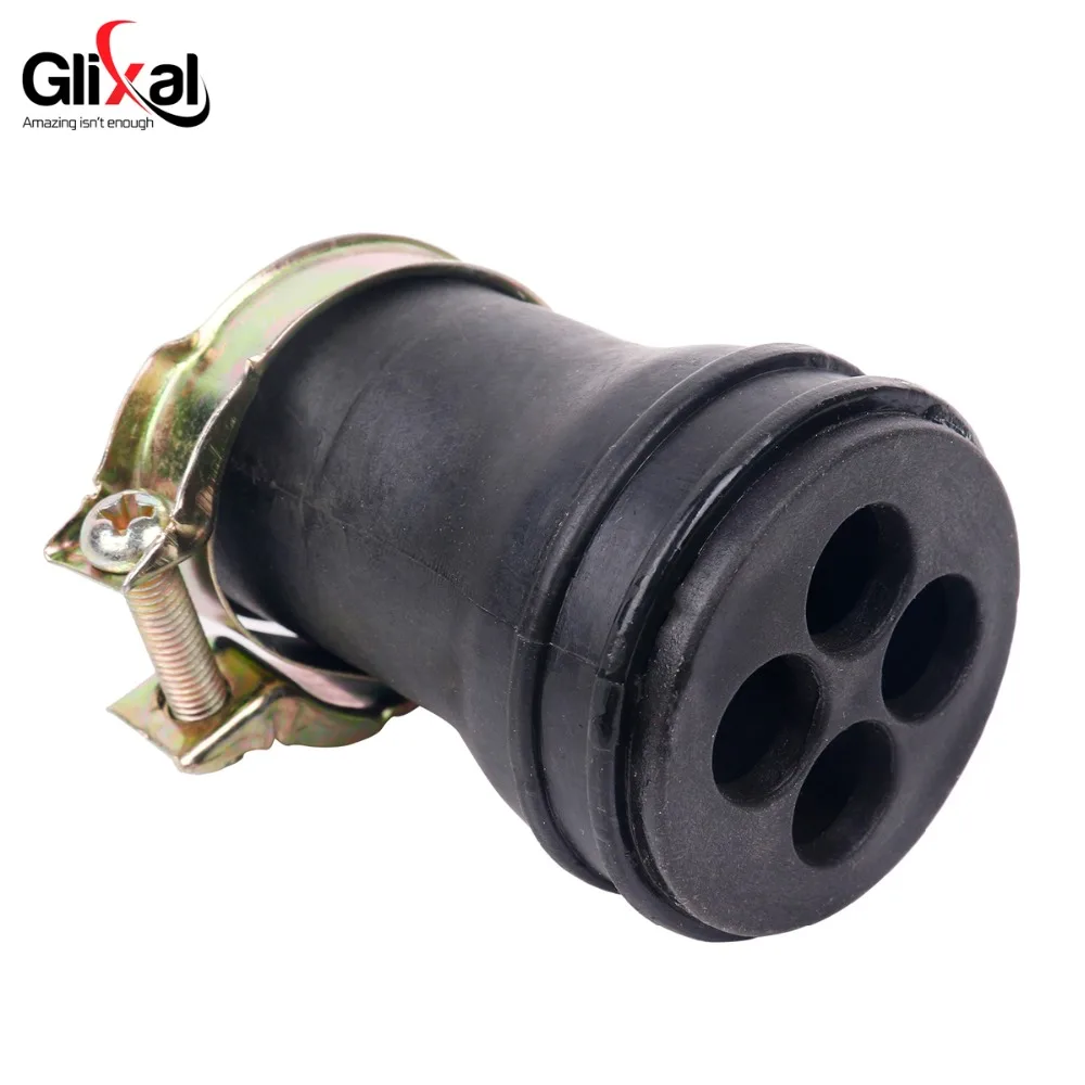 Glixal короткие воздухозаборные трубки для GY6 49cc 50cc 80cc 100cc 4 тактные QMB139 139QMB крышки CVT