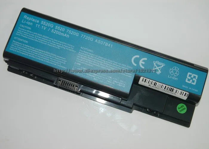 Golooloo Батарея для acer 5920 5930 5930G 6920 6930G 6530 AS07B31 AS07B32 AS07B41 AS07B42 AS07B51 AS07B52 AS07B61 AS07B71