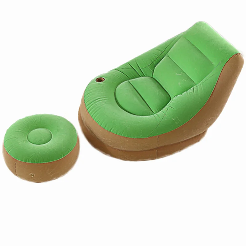 Ленивый диван одиночный маленький надувной диван-кровать спальня балкон ворс