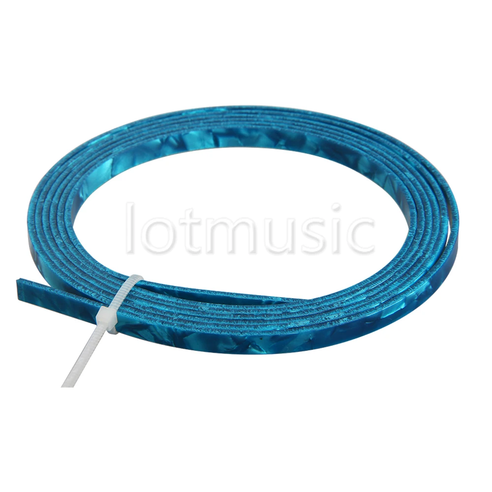 2 шт. Синий Целлулоид 5 мм Широкий Гитара Связывание Purfling Для Luthier Чайник | Спорт и
