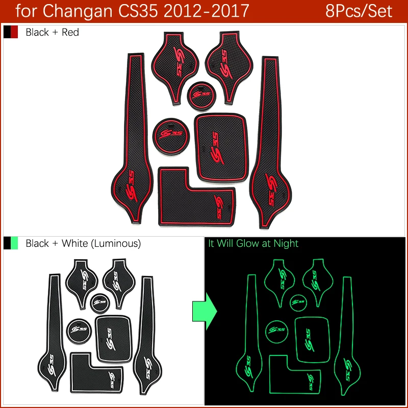 Противоскользящий резиновый подстаканник со слотом для ворот Changan CS15 CS35 CS75 CX70 2012