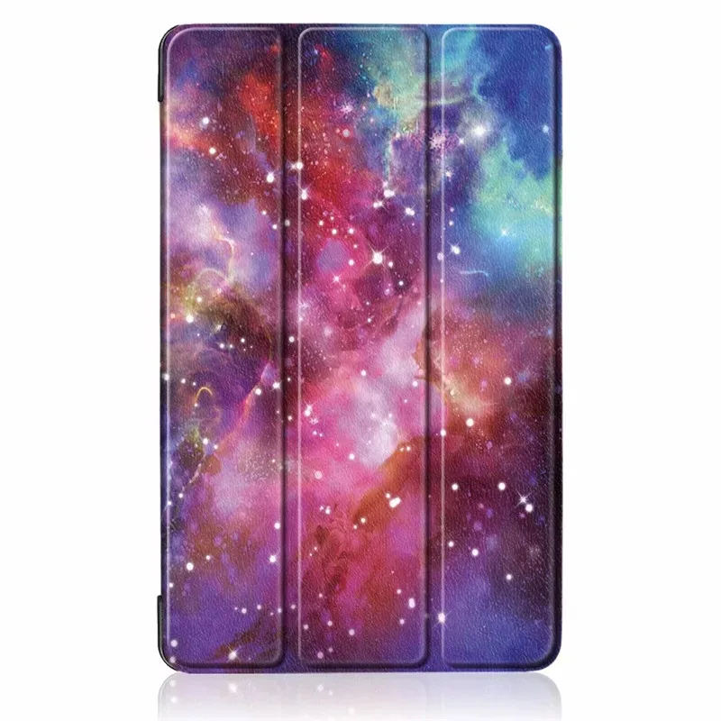 KST Milky Way Магнитный чехол-подставка из искусственной кожи для Xiao mi pad 4 Plus 10, защитный чехол для планшета mi pad 4 plus 10,0 дюймов+ 3 в 1 - Цвет: KST Milky Way