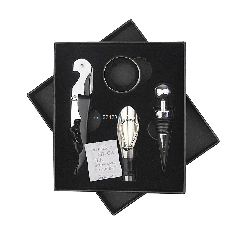 50sets Wine Bottle Opener &amp Stopper Set Kits Stainless Steel Stoppers Cutter Ring Pub Nightclub Barware Tool | Дом и сад