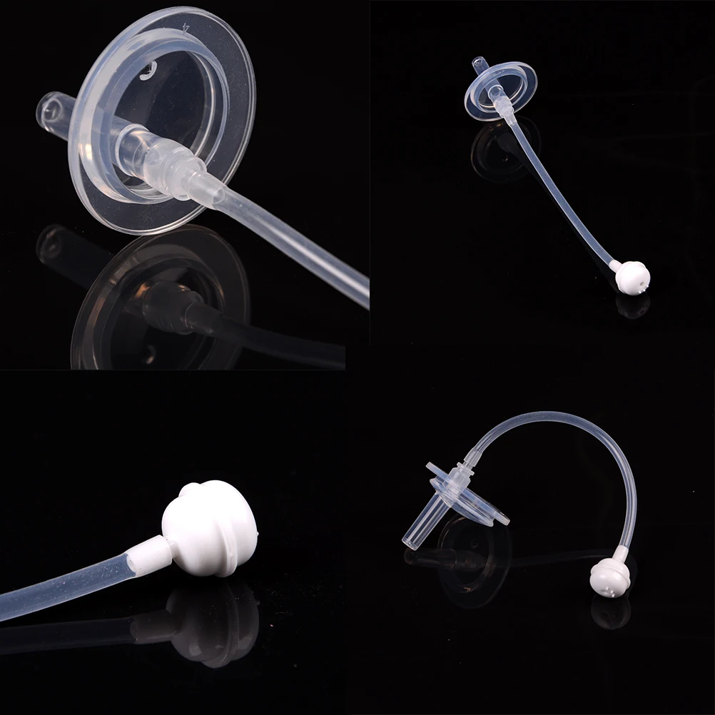 

1Pc High Quality Safety Transparent Food-grade silicone Bottle Straw Set for Newborn Baby Bottle Accessories 2020 New