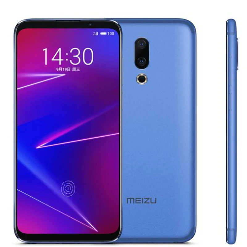 Глобальная версия Meizu 16 16X 6 ГБ ОЗУ 64 Гб ПЗУ сканер отпечатка пальца Восьмиядерный