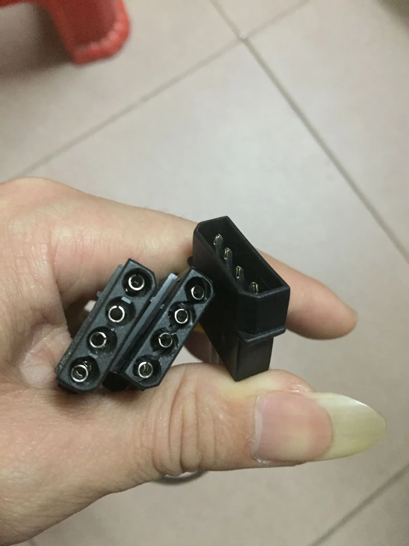 4Pin Molex папа в 2 порта IDE Женский источник питания Y сплиттер адаптер кабель для ПК
