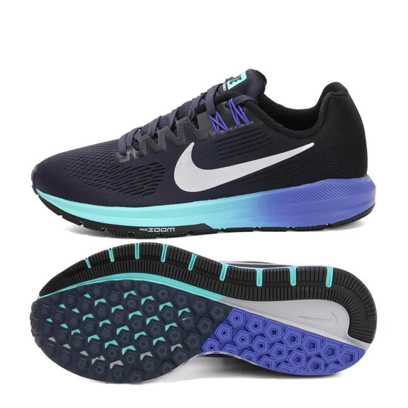 Новые оригинальные кроссовки NIKE AIR ZOOM структура 21 женские для бега|Беговая обувь|
