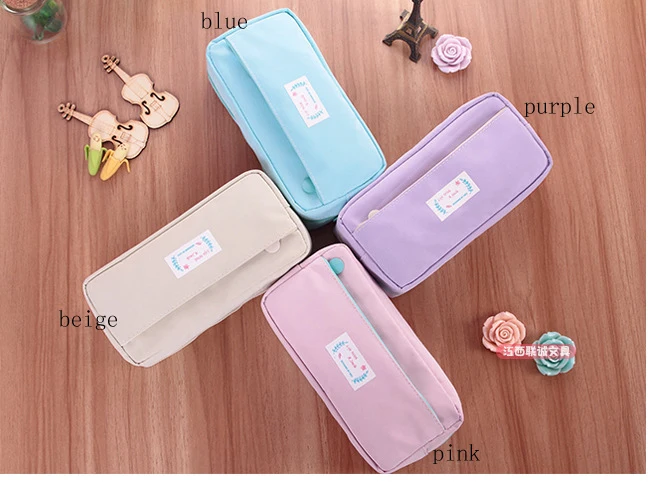 Новая детская многофункциональная тканевая сумка для карандашей большой