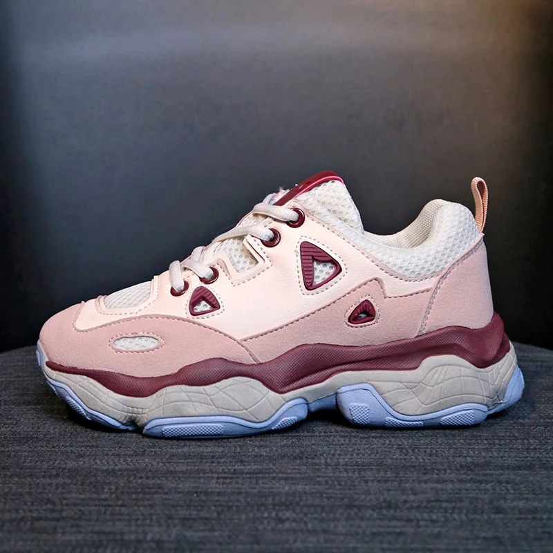 2019 г. женские сетчатые кроссовки для отдыха женская обувь на плоской подошве