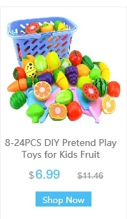8-24 шт. DIY ролевые игры игрушки для детей фрукты овощи резка моделирования посуда пластиковая игра для ребенка лучшие подарки GG006