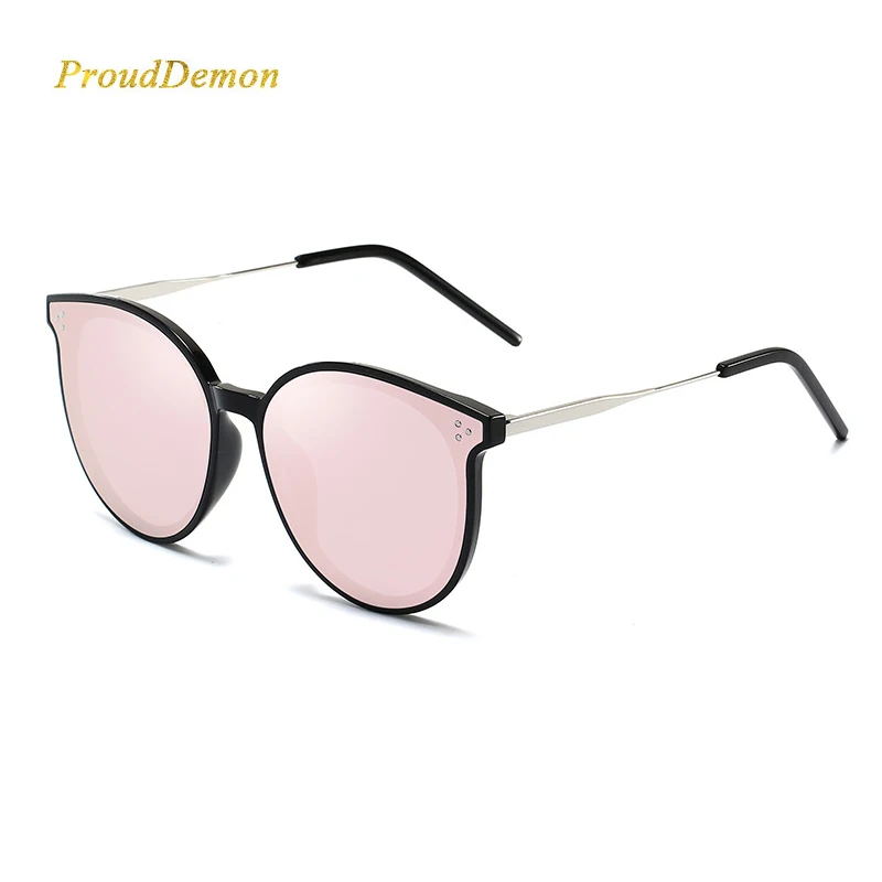 Женские и мужские солнцезащитные очки кошачий глаз большие брендовые