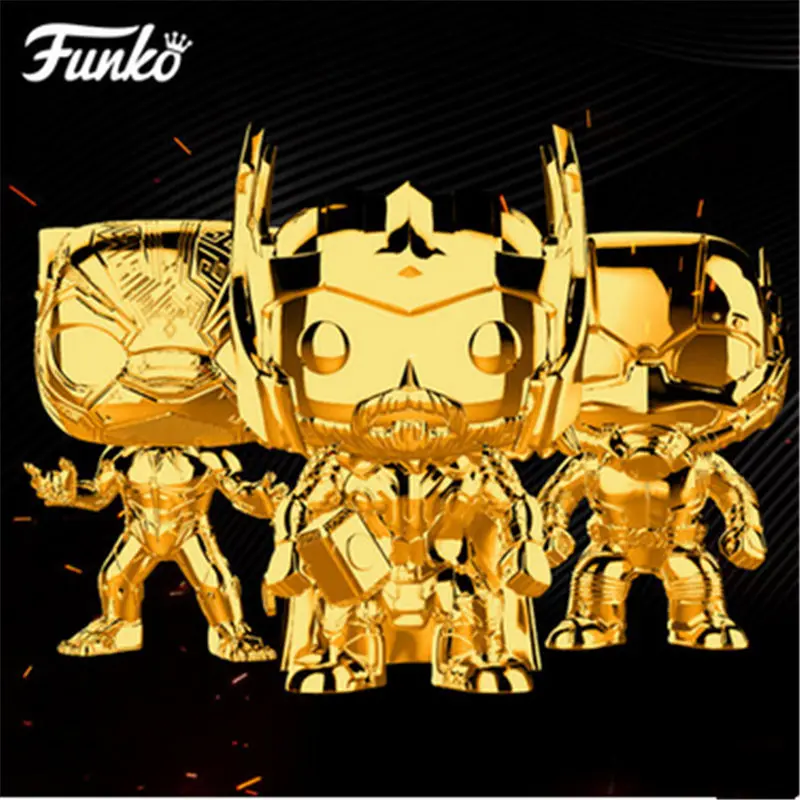Виниловая кукла FUNKO POP Marvel на 10 ю годовщину Черная пантера подарок день рождения
