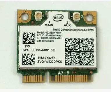SSEA оптовая продажа Новая беспроводная карта для IBM HP intel Centrino advanced N 6205 6205AGN half mini PCI