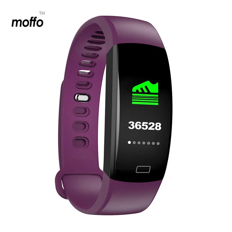 Moffo Smart Bracelt датчик сердечного ритма цветной экран удлиненная