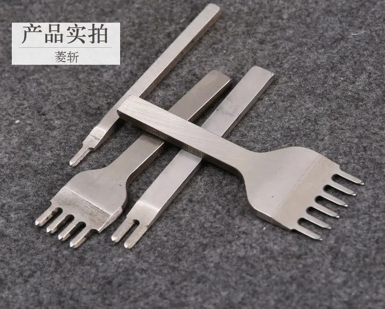 4 шт./компл. кожа Lings Spacing5/6 Teeths1/2/4/6 кожаные инструменты для пробивки DIY кожаная