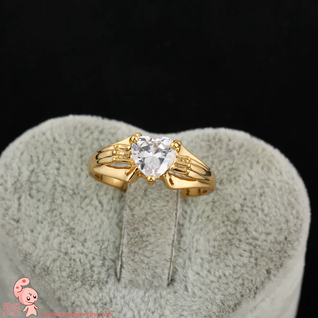 Бессвинцовая и никелевая медь кольцо в форме сердца для фокусировки|nickel free|heart