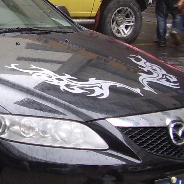 Автомобильные наклейки гоночный Племенной пламя 26 ''x 21 5'' грузовик