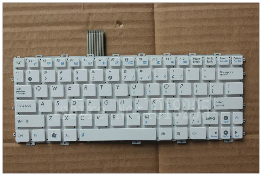 

NEW English for ASUS EEEPC EEE PC 1015 1015PX 1011PX 1015P 1015PE 1015PN 1015PED 1015PEM 1015TX US laptop keyboard white.