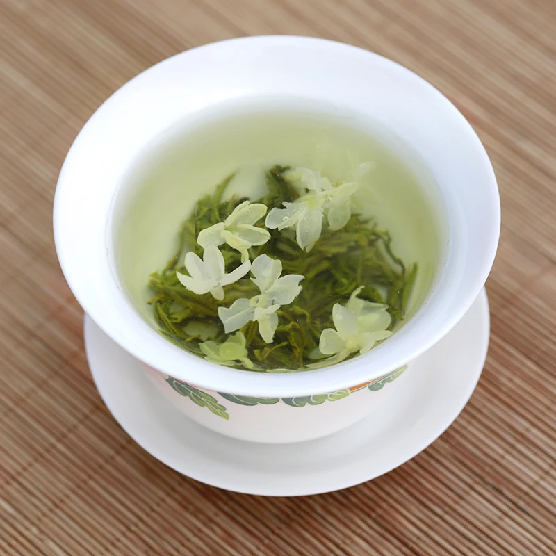 Jasmine flowers tea AAAAA premium jasmine Luzhou Sichuan flurries quality green scented buy direct from China |