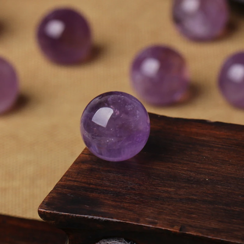 Натуральный аметистовый шарик семь украшения дома lucky Wang Yun городской дом
