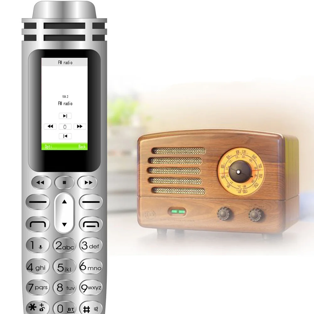 Новый мини Bluetooth дозвона ручка маленький экран Поддержка sim карты TF мобильный