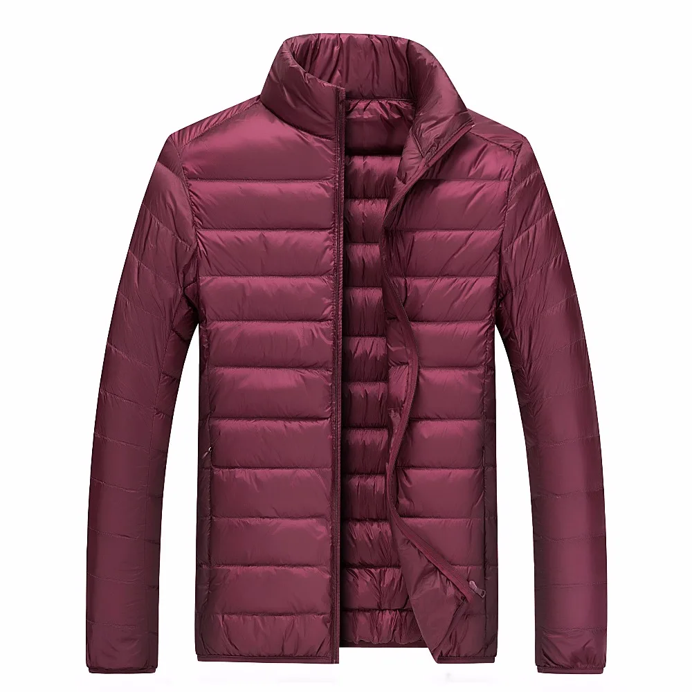 PUZA New Casual Brand White Duck Down Jacket Men Autumn Winter Warm Coat Men's Ultralight Male Windproof Parka | Мужская одежда