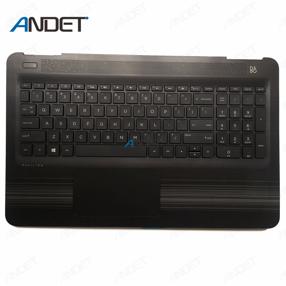Верхний чехол для ноутбука hp Pavilion 15-AU 15T-AU 15-AW серии Упор для рук с клавиатурой Touc hp ad черный белый