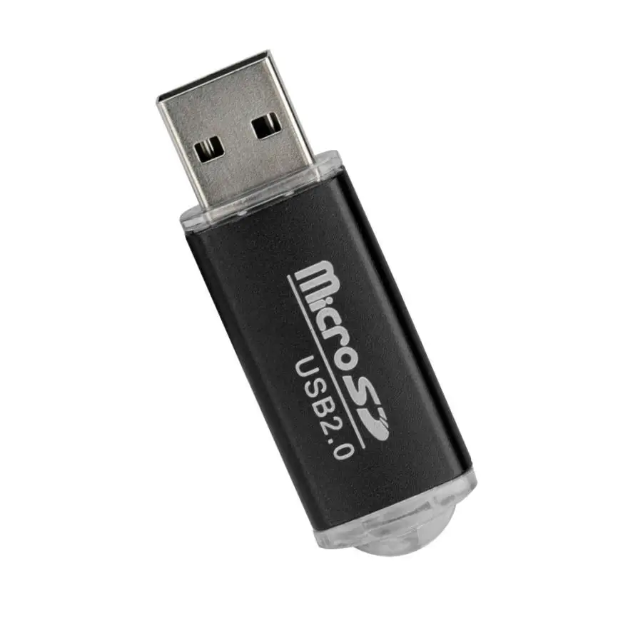 Micro sim sd кард-ридер usb 3,0 кардридер портативный кард-ридер адаптер Micro SD SDHC кардридер для ноутбука - Цвет: Черный