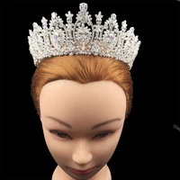 crown headband classic romantic design luxury cubic zirconia elegant for women with high quallity bc4461 haar sieraden bruiloft