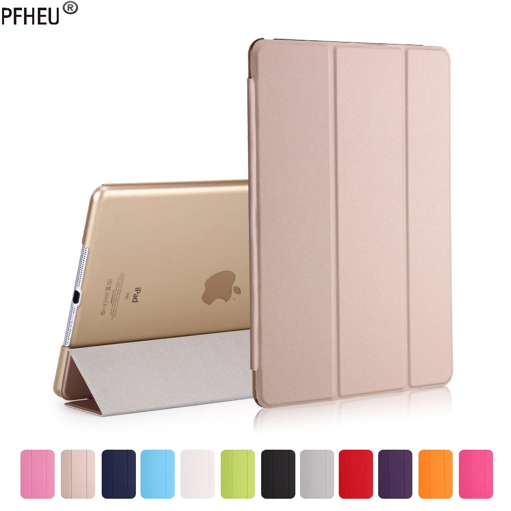 Для Apple, iPad 9,7 дюймов,&, ультра тонкий кожаный чехол для iPad A1822 A1823 A1893 A1954