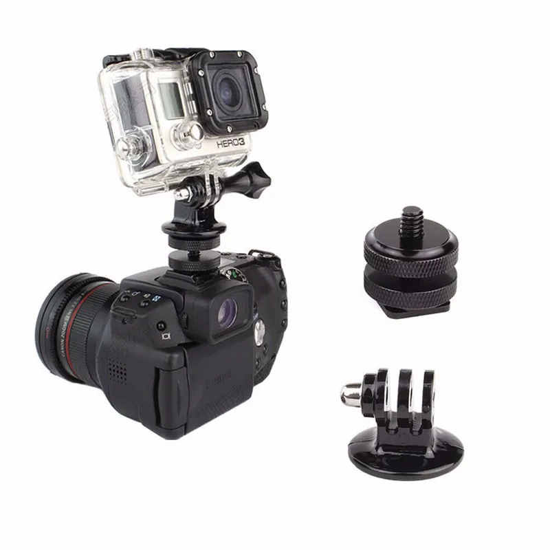 Вспышка Горячий башмак DSLR крепление адаптер для камеры GoPro HERO SJCAM Xiaomi YI|adapter 12v|adapter